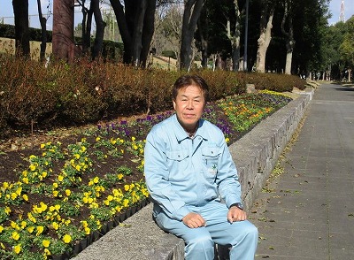 坂出緩衝緑地管理事務所 所長 田辺 剛久さん