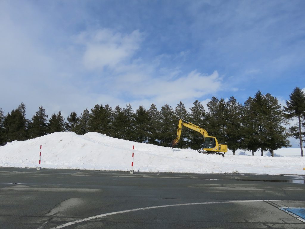 ５名で約１週間かけて作成。<br/>用いた雪はおよそ800トン