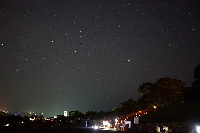 流星観察会で見られる星空