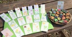 植物園の展示と併せて行われた造形ワークショップ