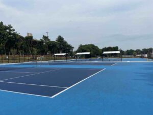 様々なスポーツ施設が整備された“スポーツの森”